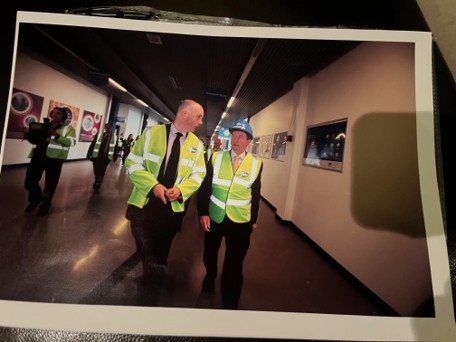 Plant tour with Enda Kenny